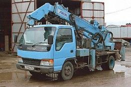 Автобуровая ISUZU ELF, бурильно-крановая установка AICHID502 в Уфе